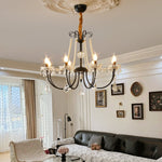 Regalia Crystal Chandelier with Brass and Pearl Accents for Elegant Interiors