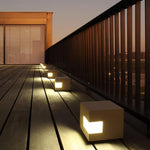 Modern Cube Outdoor Post Light – IP65 Waterproof LED Bollard for Pathways & Gardens