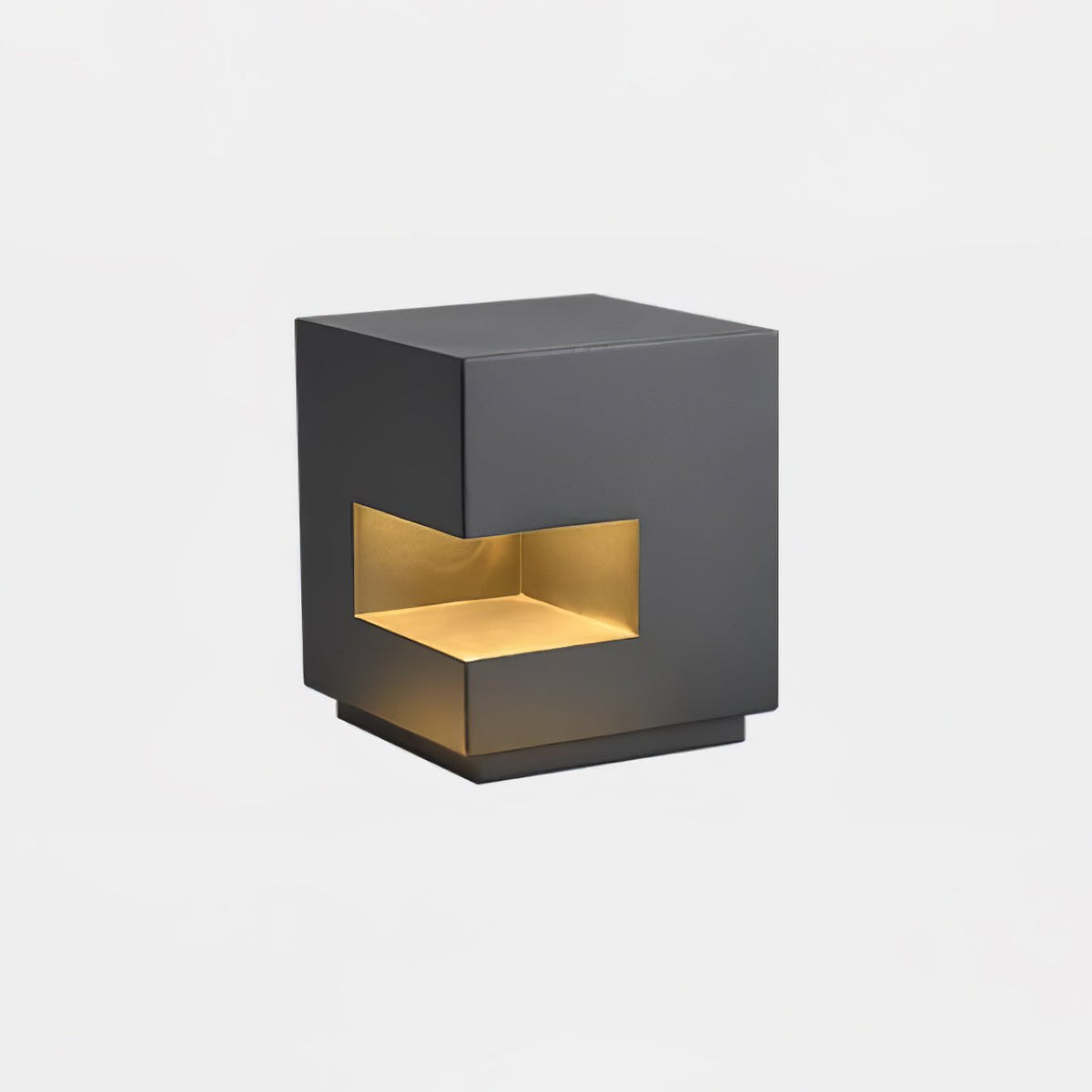 Modern Cube Outdoor Post Light – IP65 Waterproof LED Bollard for Pathways & Gardens