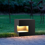 Modern Cube Outdoor Post Light – IP65 Waterproof LED Bollard for Pathways & Gardens