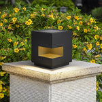 Modern Cube Outdoor Post Light – IP65 Waterproof LED Bollard for Pathways & Gardens