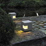 Modern Cube Outdoor Post Light – IP65 Waterproof LED Bollard for Pathways & Gardens