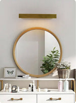 Reid Modern Brass LED Wall Sconce for Bedroom and Living Room
