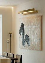 Reid Modern Brass LED Wall Sconce for Bedroom and Living Room