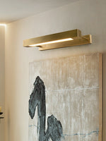 Reid Modern Brass LED Wall Sconce for Bedroom and Living Room