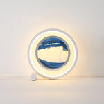 Zen Sand Table Lamp with Integrated LED – Modern Ambient Lighting