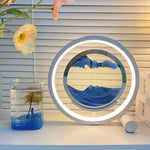 Zen Sand Table Lamp with Integrated LED – Modern Ambient Lighting