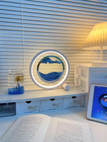 Zen Sand Table Lamp with Integrated LED – Modern Ambient Lighting