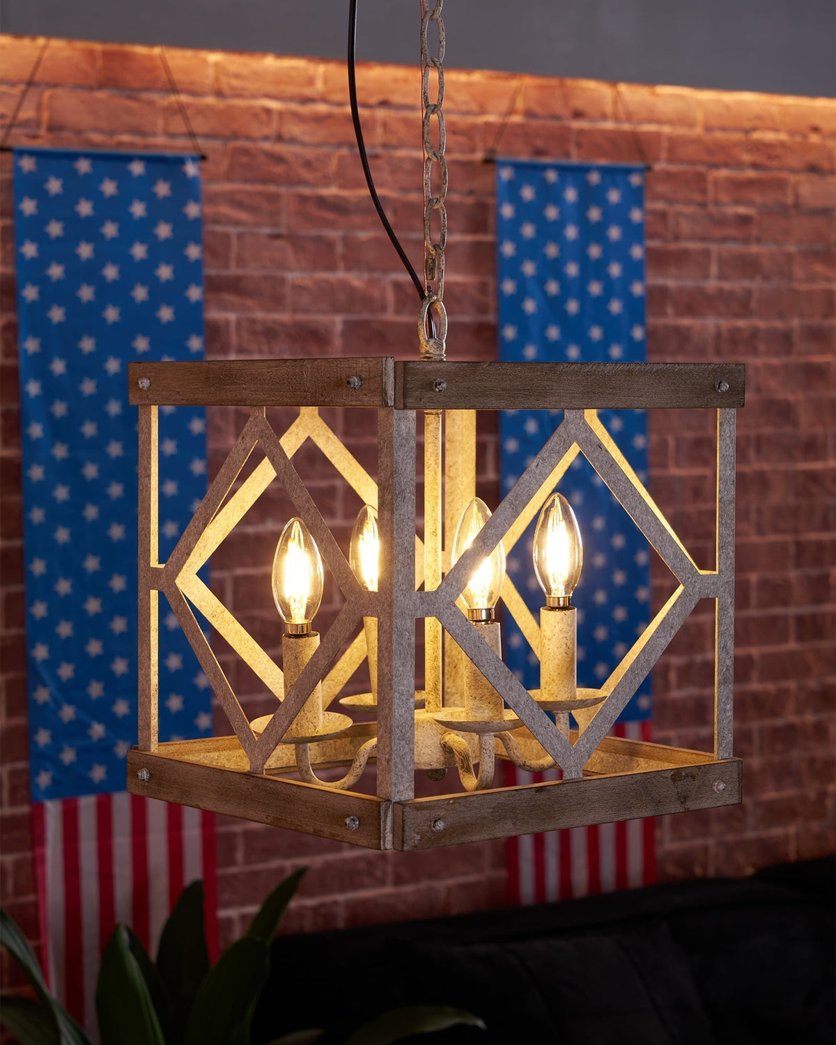 Remi 4 Light Pendant Lamp