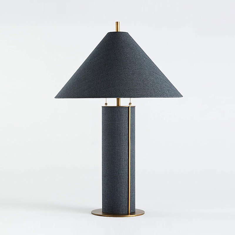 Remi Natural Linen Table Lamp