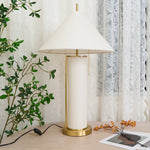 Remi Natural Linen Table Lamp