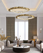 Resin Circlet Brass Pendant Lamp
