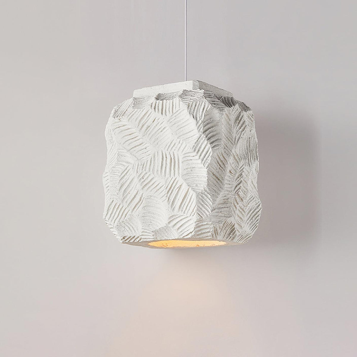 Geometric Resin Pendant Light for Modern Interiors