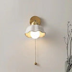 Medieval Ceramic Wall Lamp Japanese Minimalist Bedside Wall Lamp