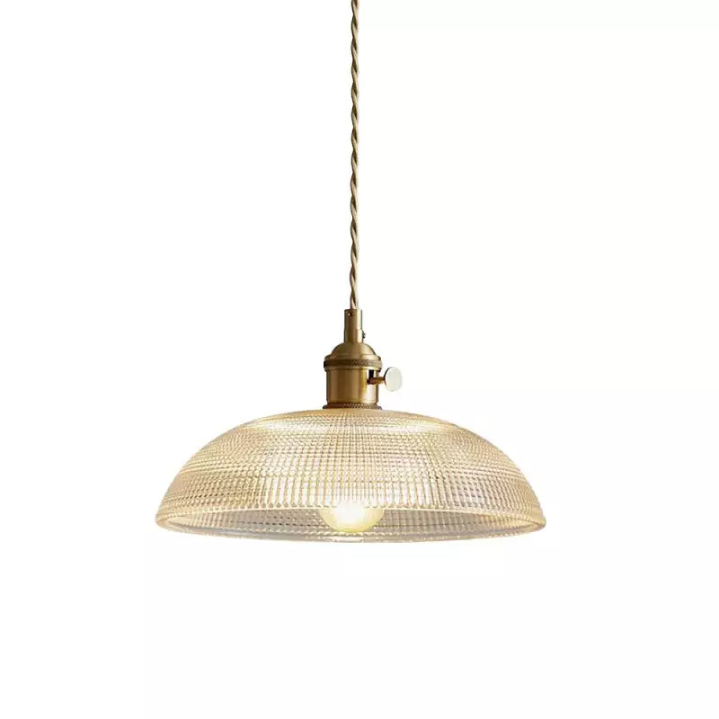 Modern Bowl Glass Pendant Light