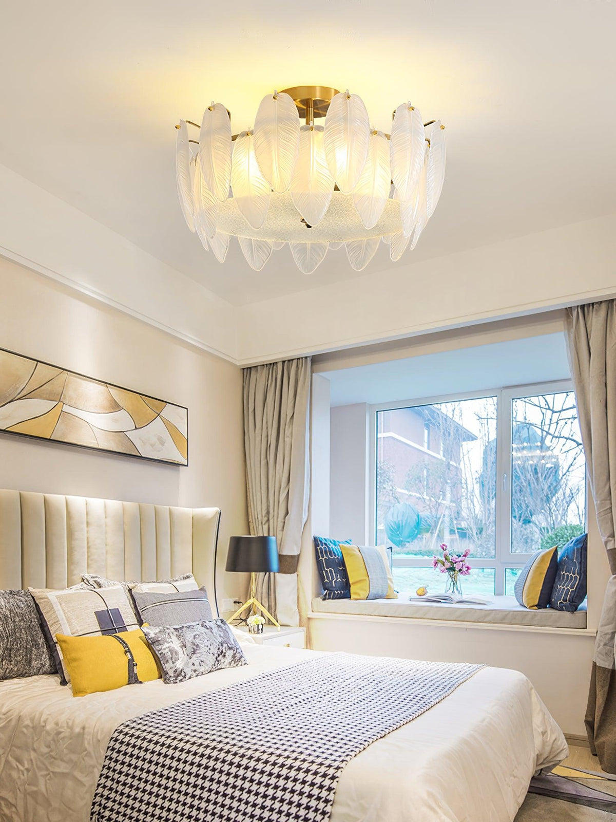 retro-feather-ceiling-lamp