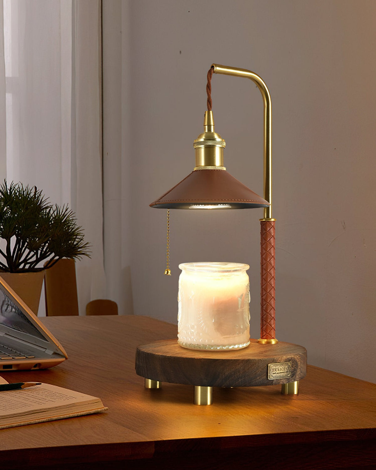 Retro Candle Warmer Table Lamp