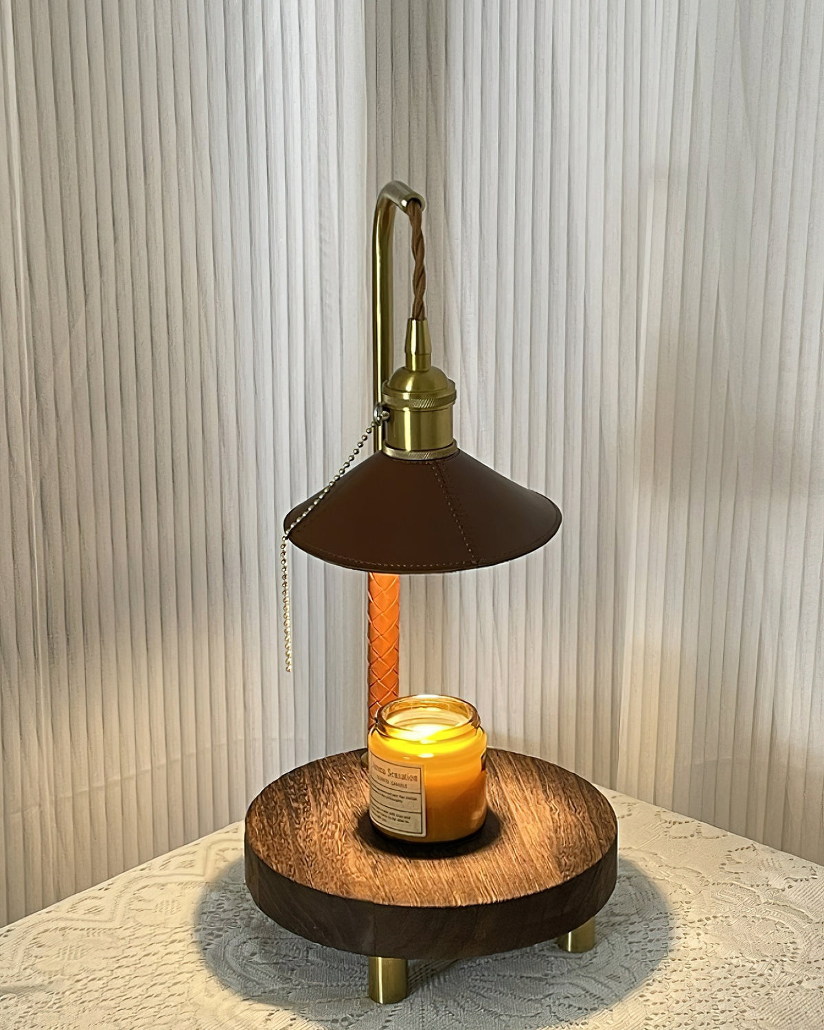 Retro Candle Warmer Table Lamp