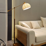 Retro Fabric Floor Lamp