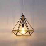 Artisan Hemp Rope Pendant Light with Iron Frame, Nordic Retro Ceiling Lamp for Living Room and Dining Room