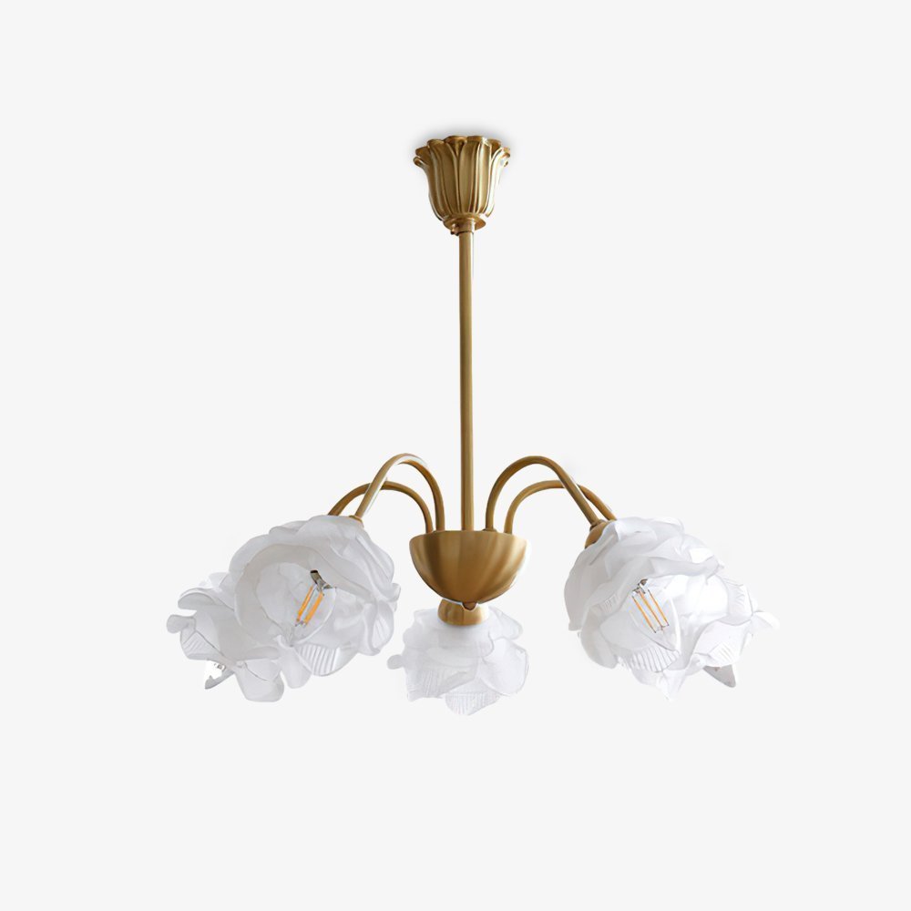Retro Pastoral Flower Chandelier