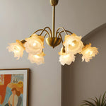 Retro Pastoral Flower Chandelier