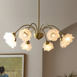 Retro Pastoral Flower Chandelier