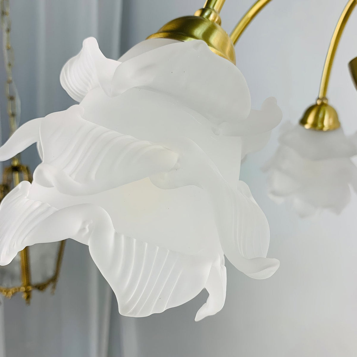 Retro Pastoral Flower Chandelier
