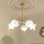 Retro Pastoral Flower Chandelier