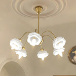 Retro Pastoral Flower Chandelier