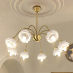 Retro Pastoral Flower Chandelier