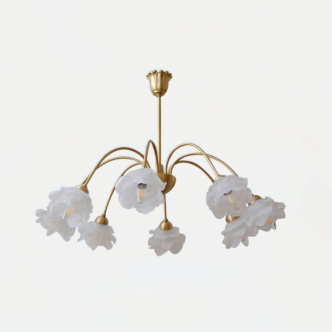 Retro Pastoral Flower Chandelier