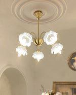 Retro Pastoral Flower Chandelier