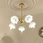 Retro Pastoral Flower Chandelier