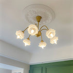 Retro Pastoral Flower Chandelier