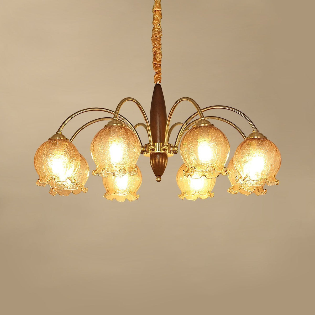 Retro Petal Chandelier