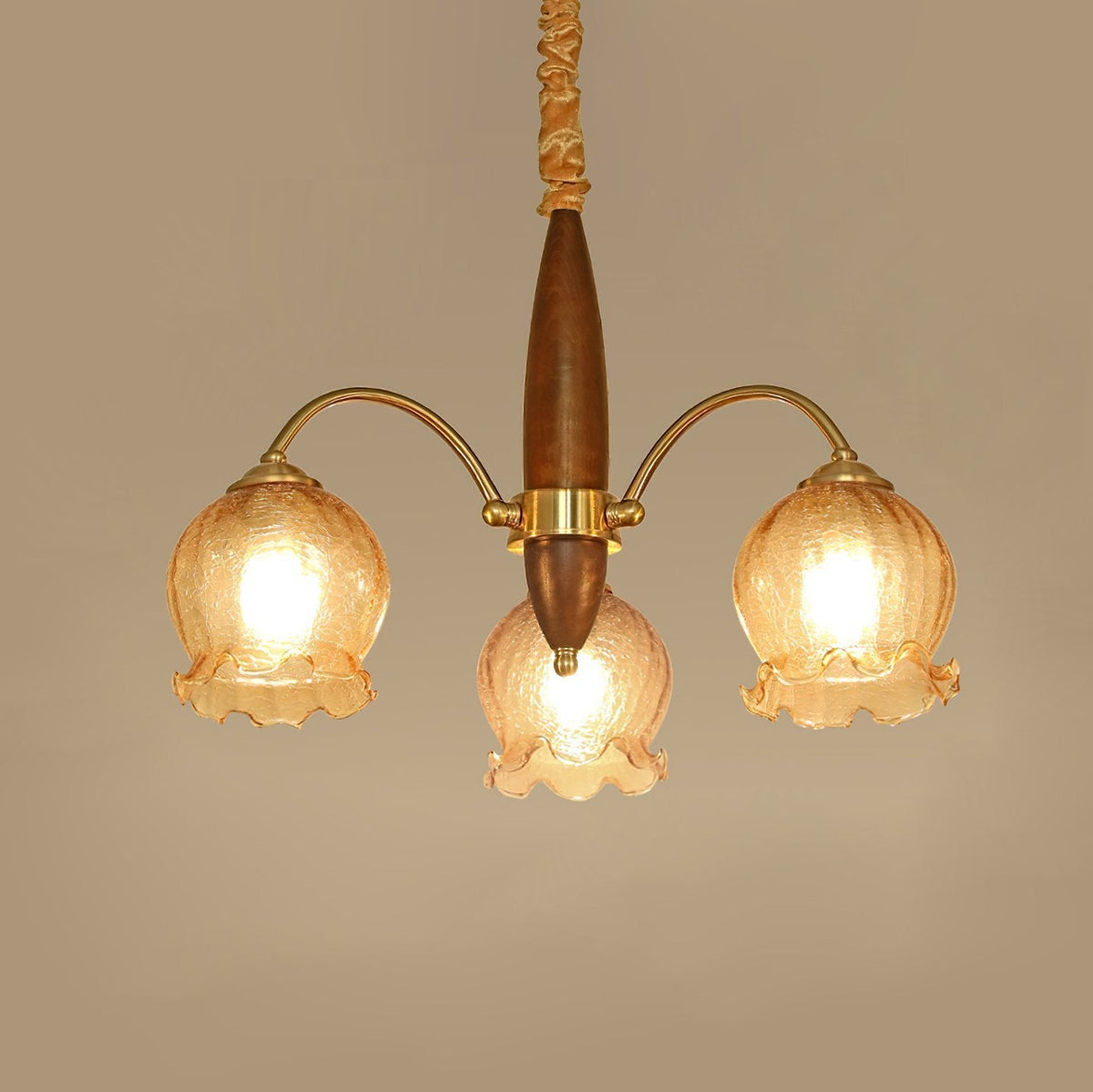 Retro Petal Chandelier