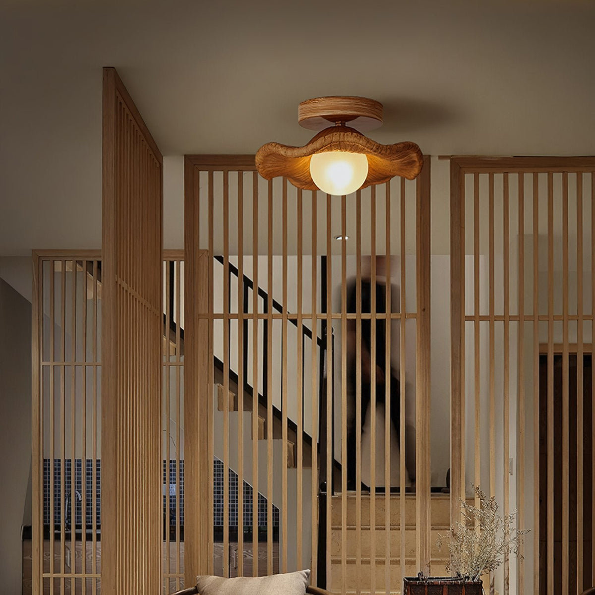Retro Resin Ceiling Lamp