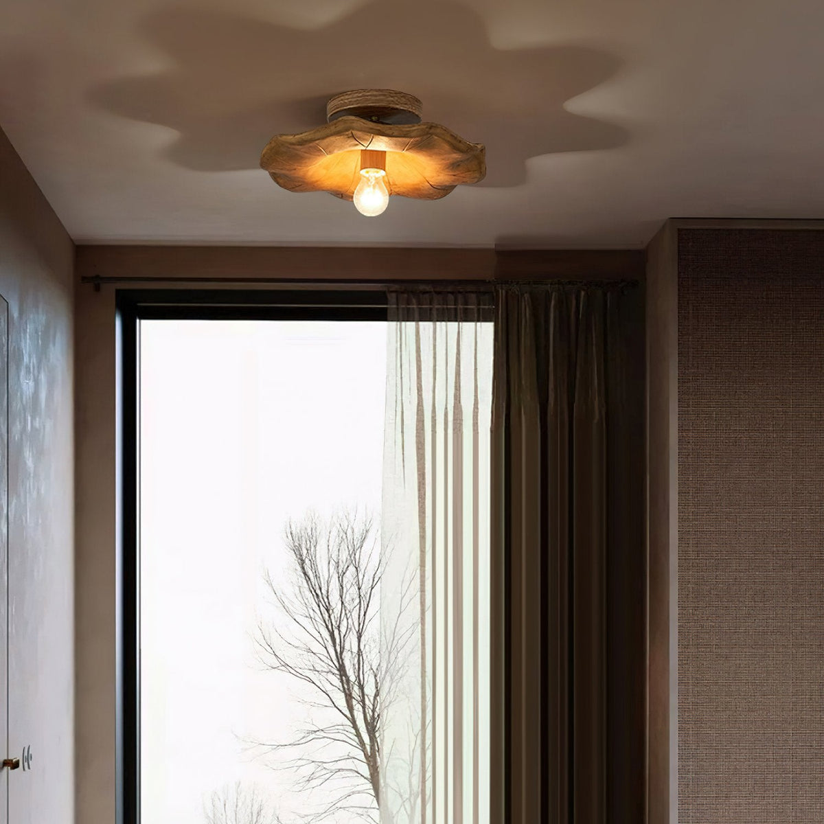 Retro Resin Ceiling Lamp