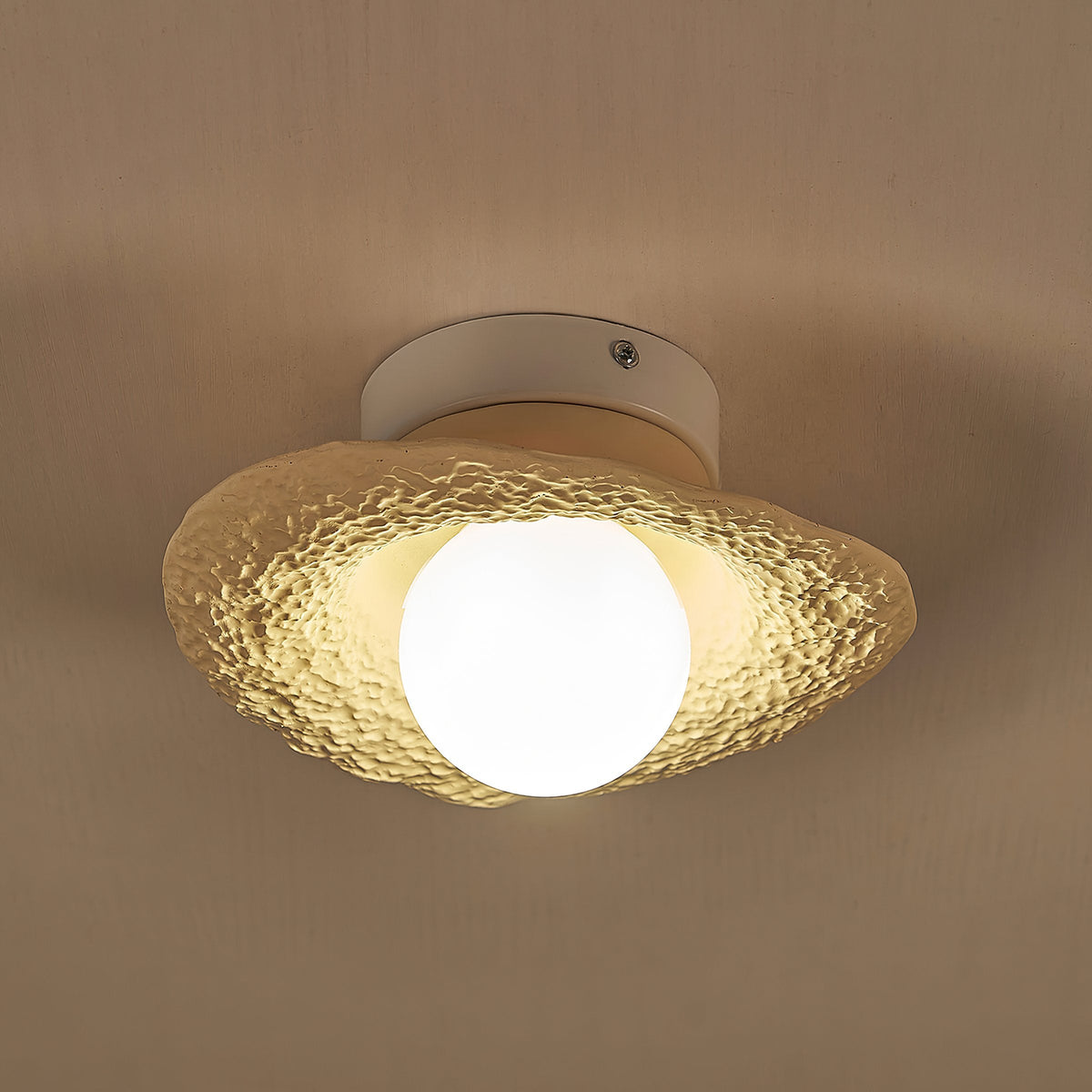 Retro Straw Hat Ceiling Lamp