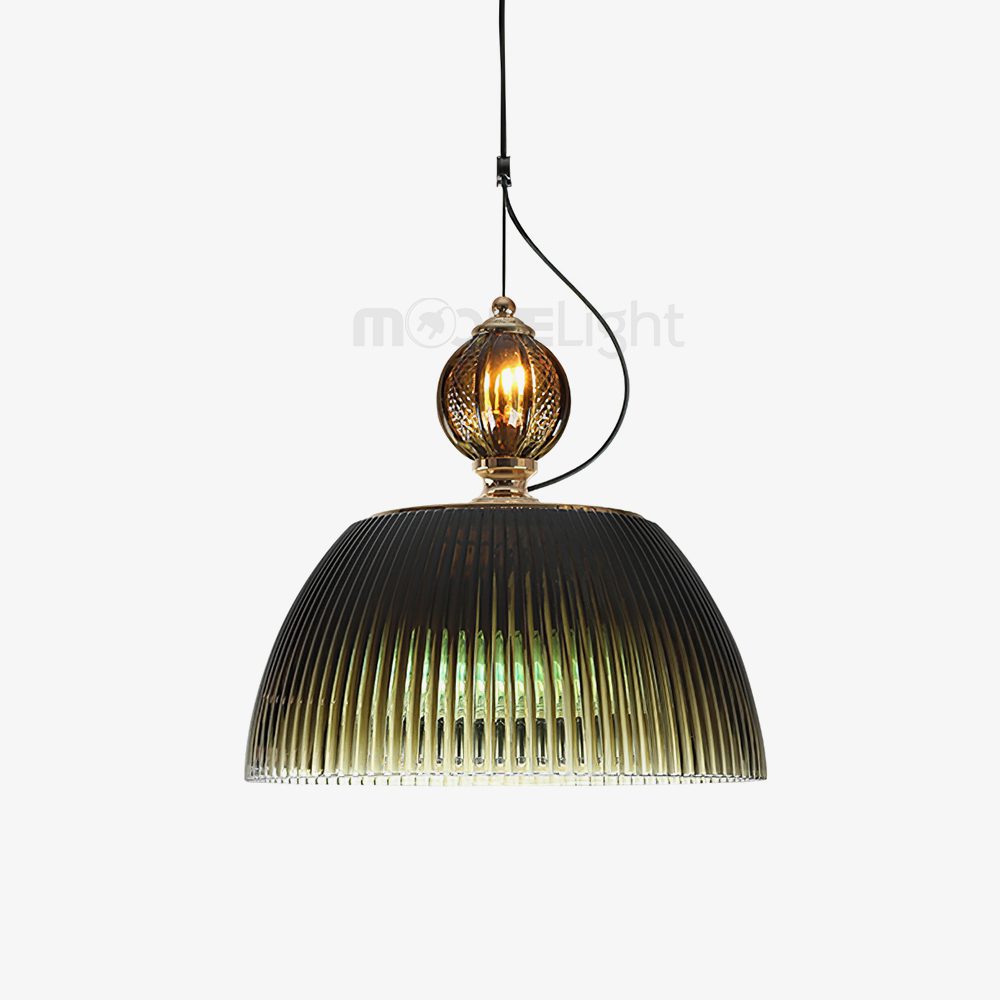 Retro Wizard Green Pendant Light