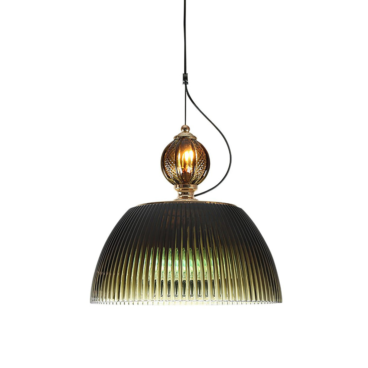 Retro Wizard Green Pendant Light