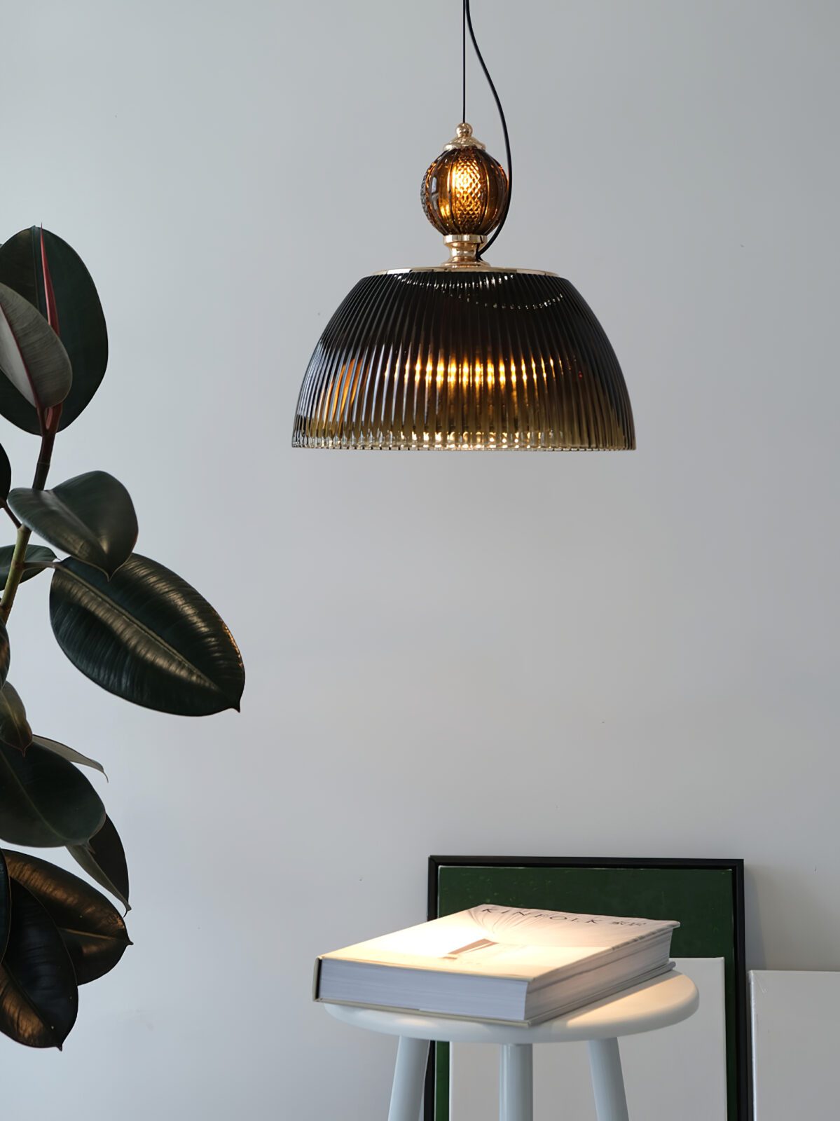 Retro Wizard Green Pendant Light