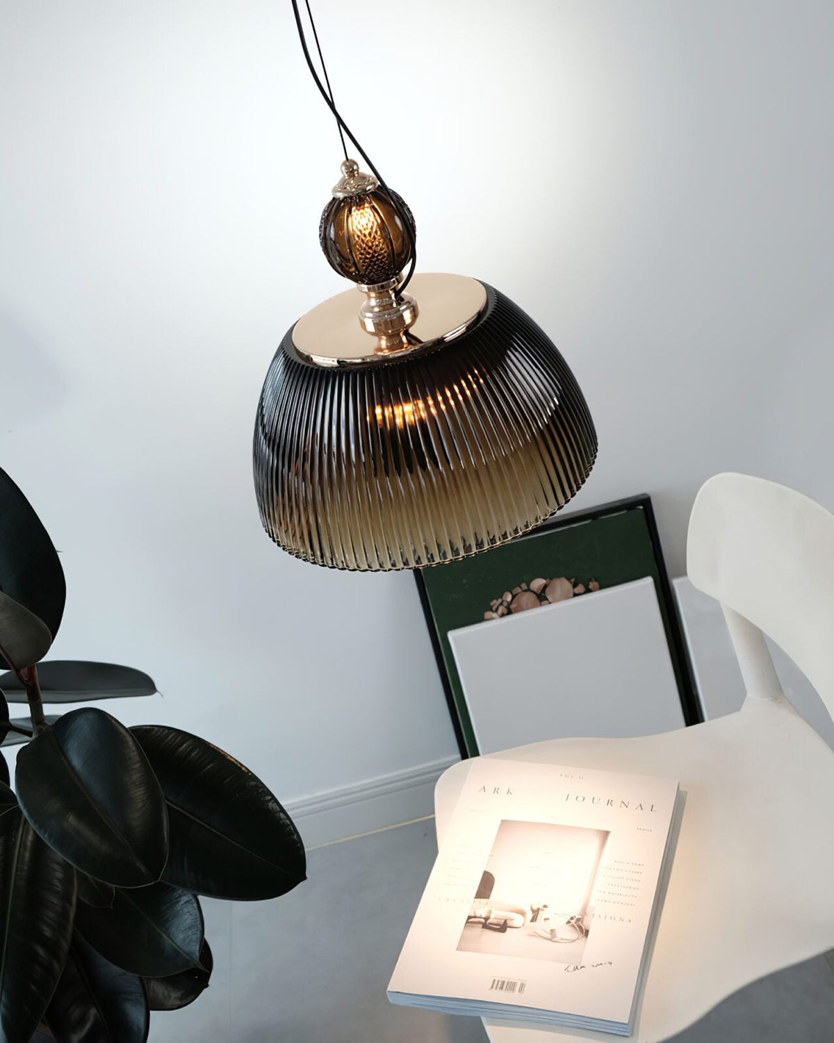 Retro Wizard Green Pendant Light