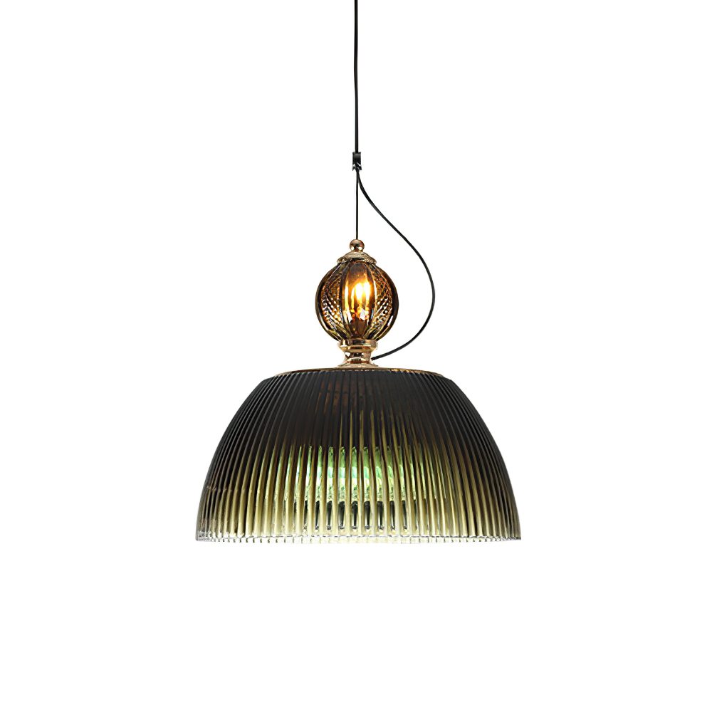 Retro Wizard Green Pendant Light