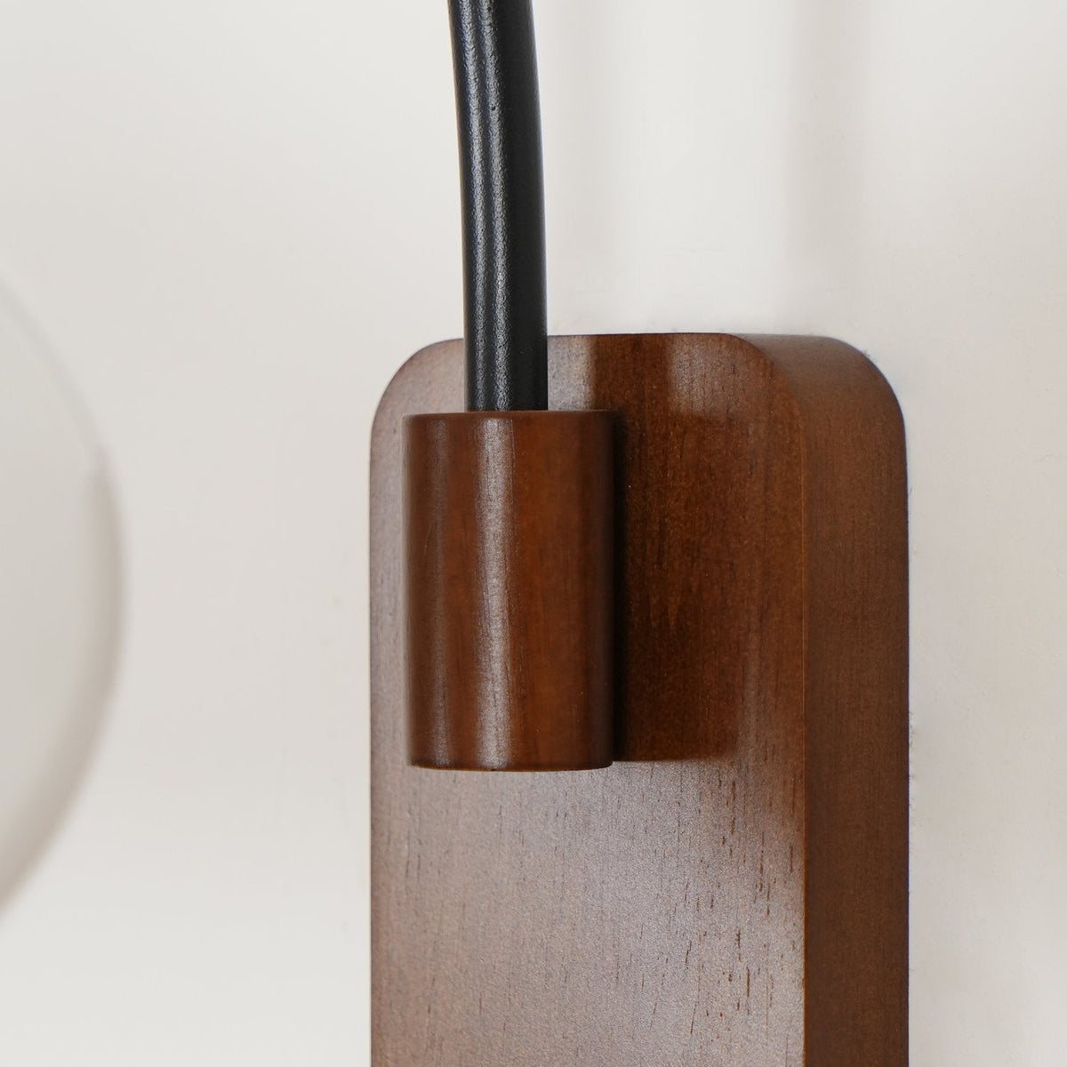 Retro Wooden Glass Wall Lamp