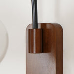 Retro Wooden Glass Wall Lamp