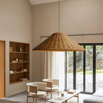 Bamboo And Rattan Woven Japanese Style Vintage Living Room Dining Room Tea Room Chandelier