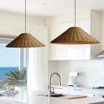 Bamboo And Rattan Woven Japanese Style Vintage Living Room Dining Room Tea Room Chandelier