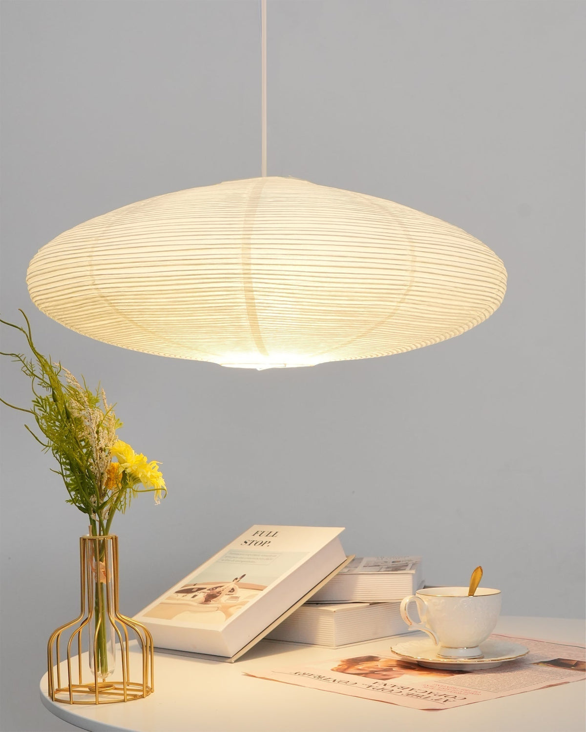 Rice Paper 15A Swag Lights